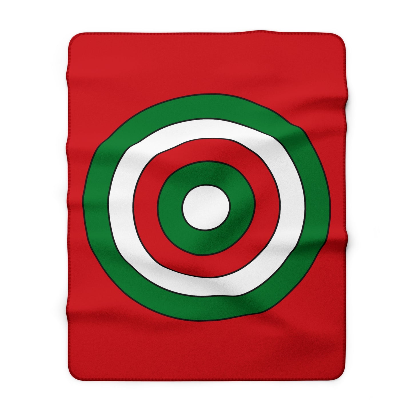 Belarus Retro Target Blanket Throw