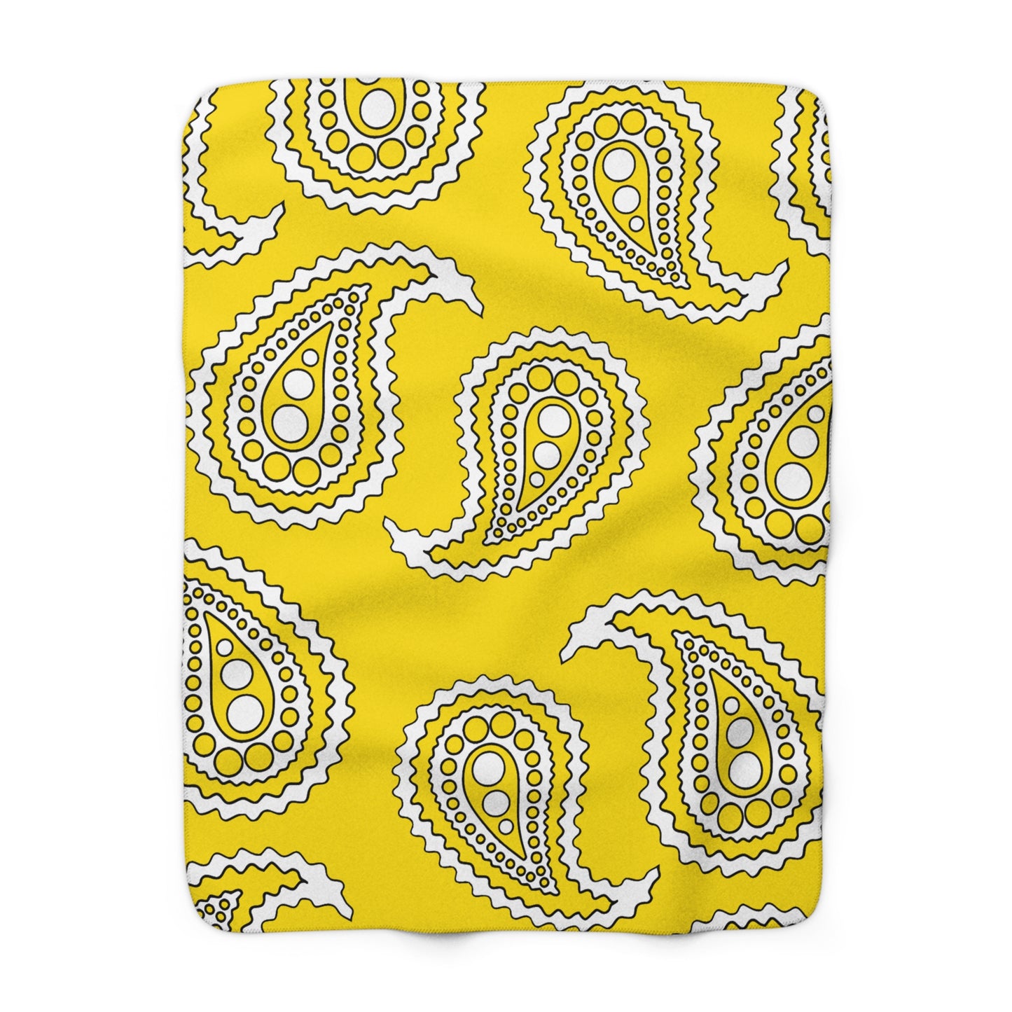 Vatican City Retro Paisley Blanket Throw
