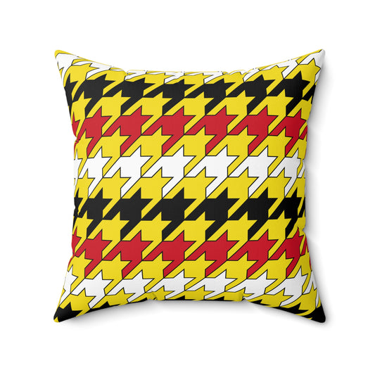 Brunei Darussalam Retro Houndstooth Cushion Pillow