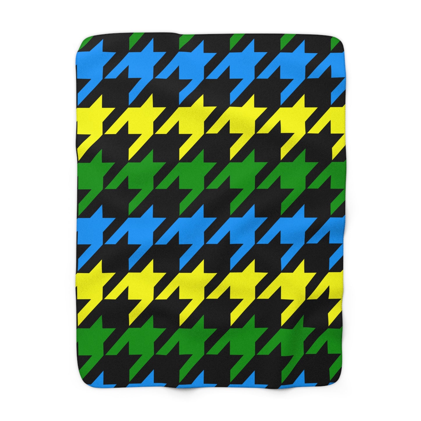 Tanzania Retro Houndstooth Blanket Throw