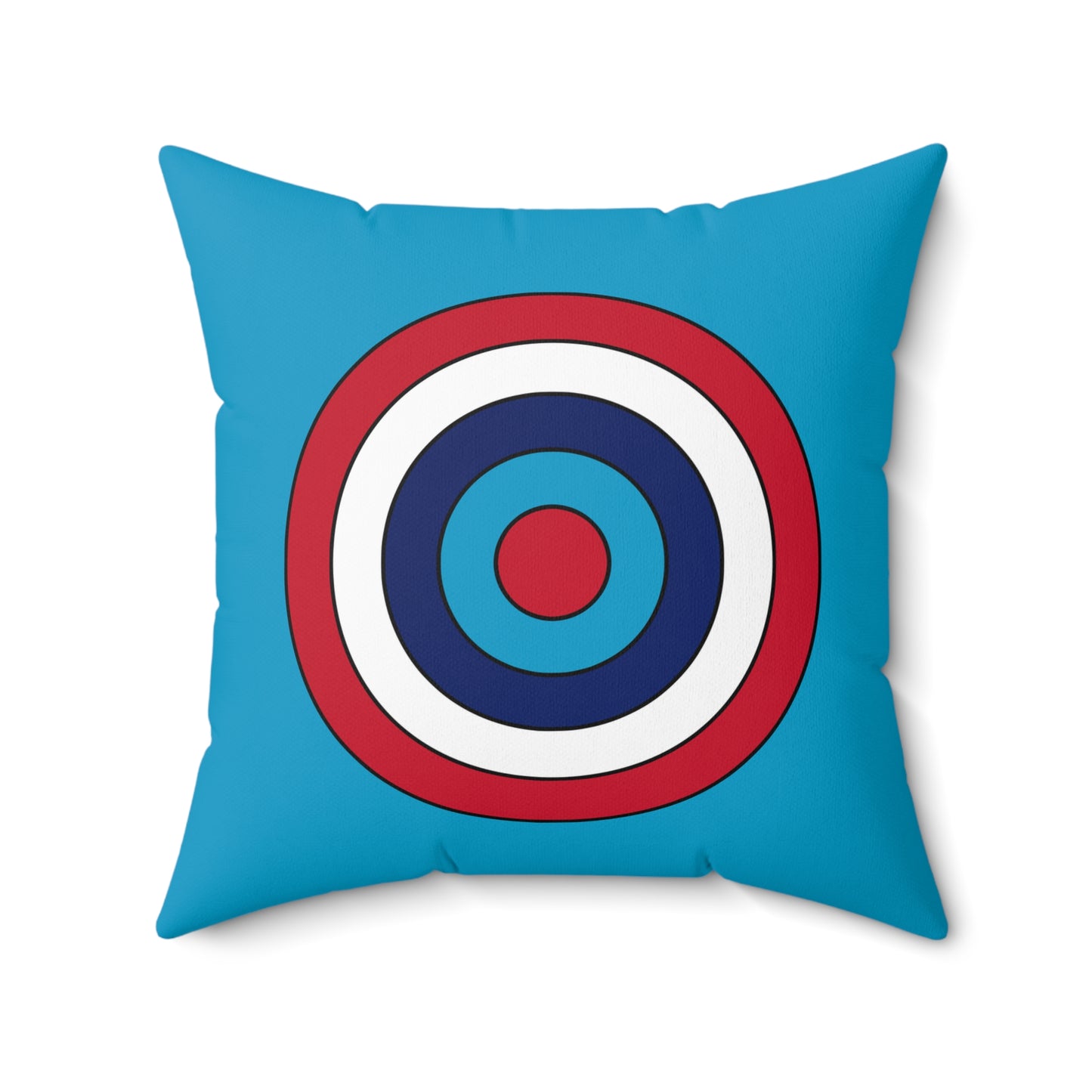 Tuvalu Retro Target Cushion Pillow