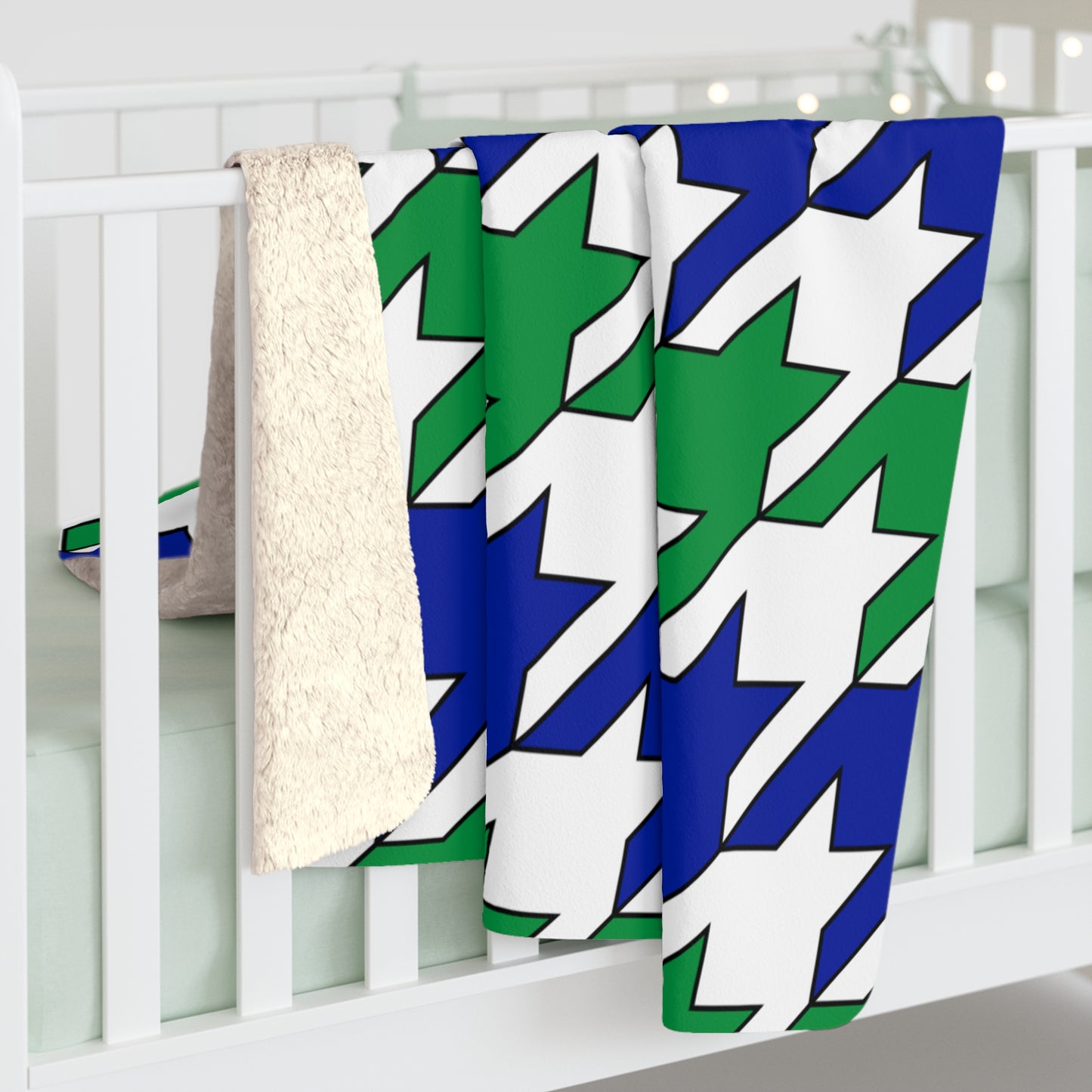 Lesotho Retro Houndstooth Blanket Throw