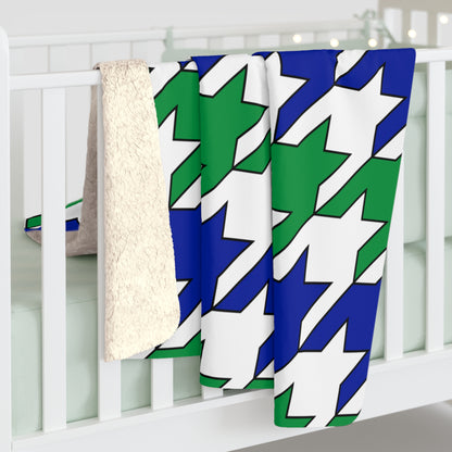 Lesotho Retro Houndstooth Blanket Throw
