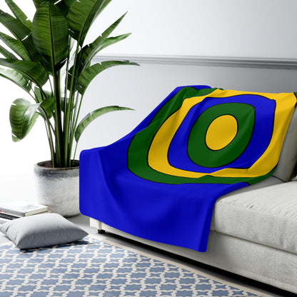 Solomon Islands Retro Target Blanket Throw