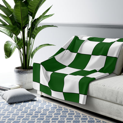 Pakistan Retro Check Blanket Throw