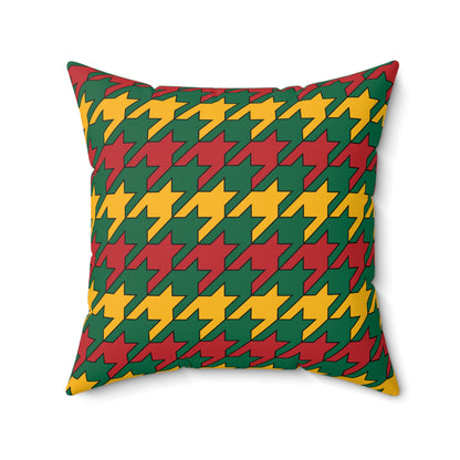 Lithuania Retro Houndstooth Cushion Pillow