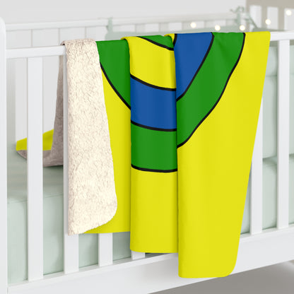 Saint Vincent And The Grenadines Retro Target Blanket Throw