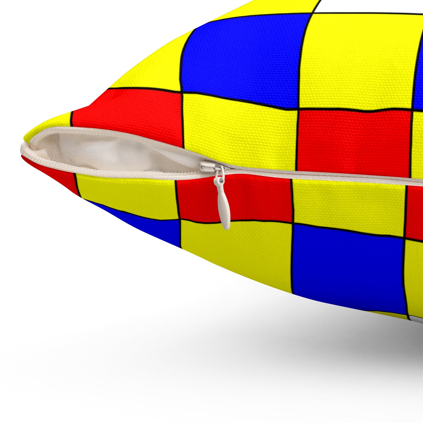 Central African Republic Retro Check Cushion Pillow
