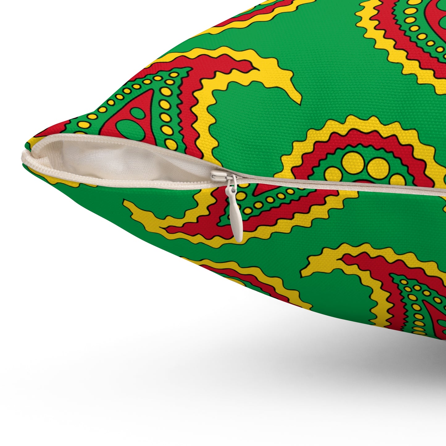 Guinea Bissau Retro Paisley Cushion Pillow