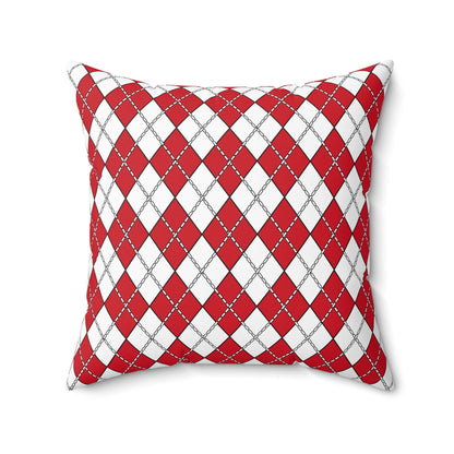 England Retro Argyle Cushion Pillow