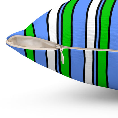 Djibouti Retro Stripes Cushion Pillow