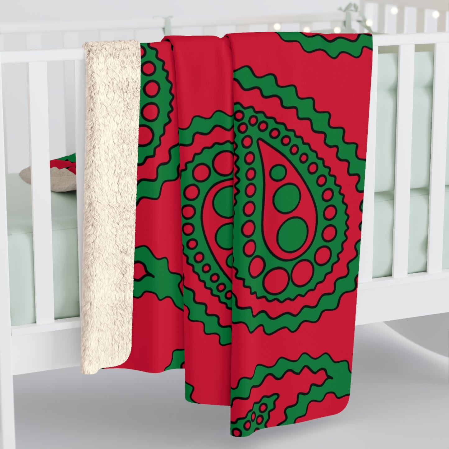 Maldives Retro Paisley Blanket Throw