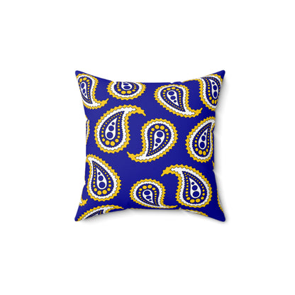 Bosnia And Herzegovina Retro Paisley Cushion Pillow