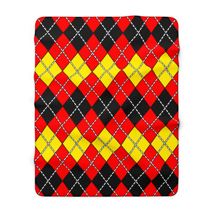Angola Retro Argyle Blanket Throw