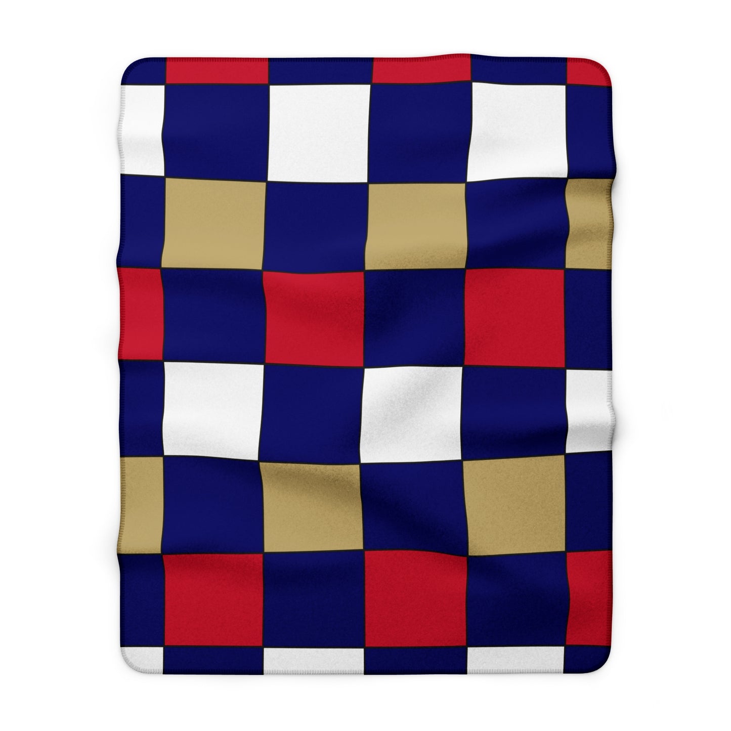 Saint Helena Retro Check Blanket Throw