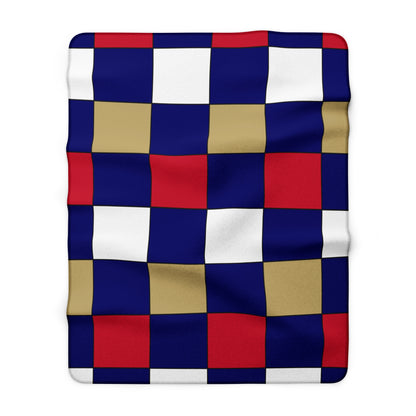 Saint Helena Retro Check Blanket Throw