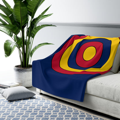 Chad Retro Target Blanket Throw
