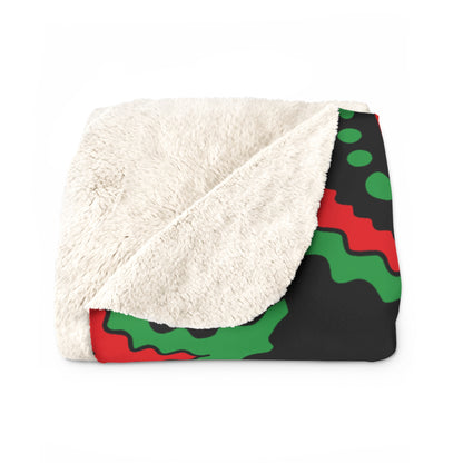 Libya Retro Paisley Blanket Throw