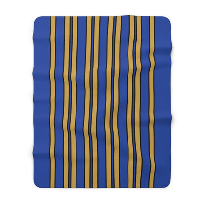 Kosovo Retro Stripes Blanket Throw