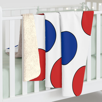 Faroe Islands Retro Polka Dots Blanket Throw