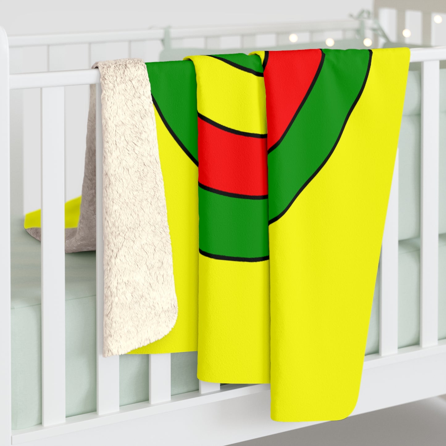 Mali Retro Target Blanket Throw