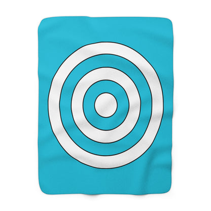 Honduras Retro Target Blanket Throw