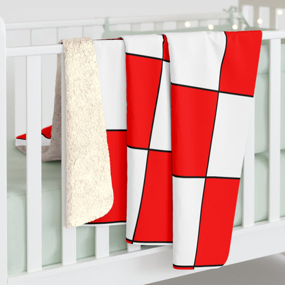 Georgia Retro Check Blanket Throw
