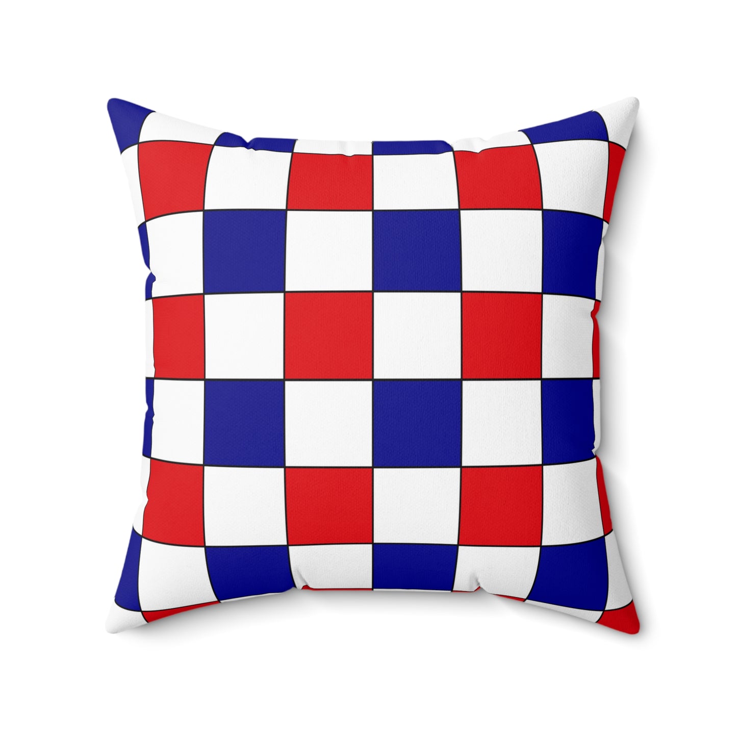Saint Martin Retro Check Cushion Pillow