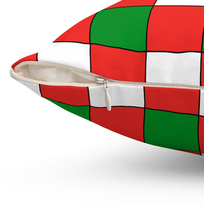 Oman Retro Check Cushion Pillow