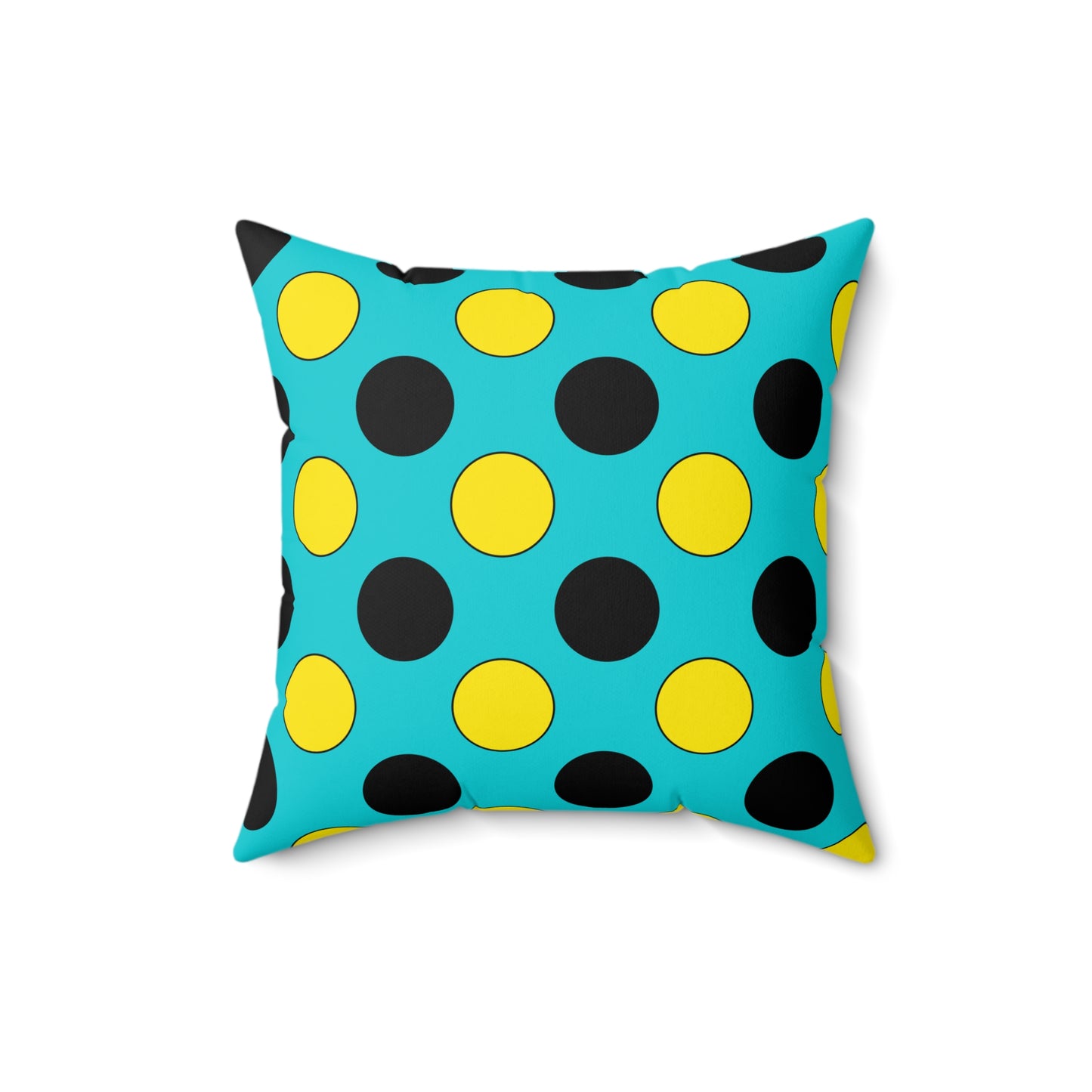 Bahamas Retro Polka Dots Cushion Pillow