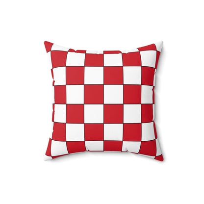 England Retro Check Cushion Pillow