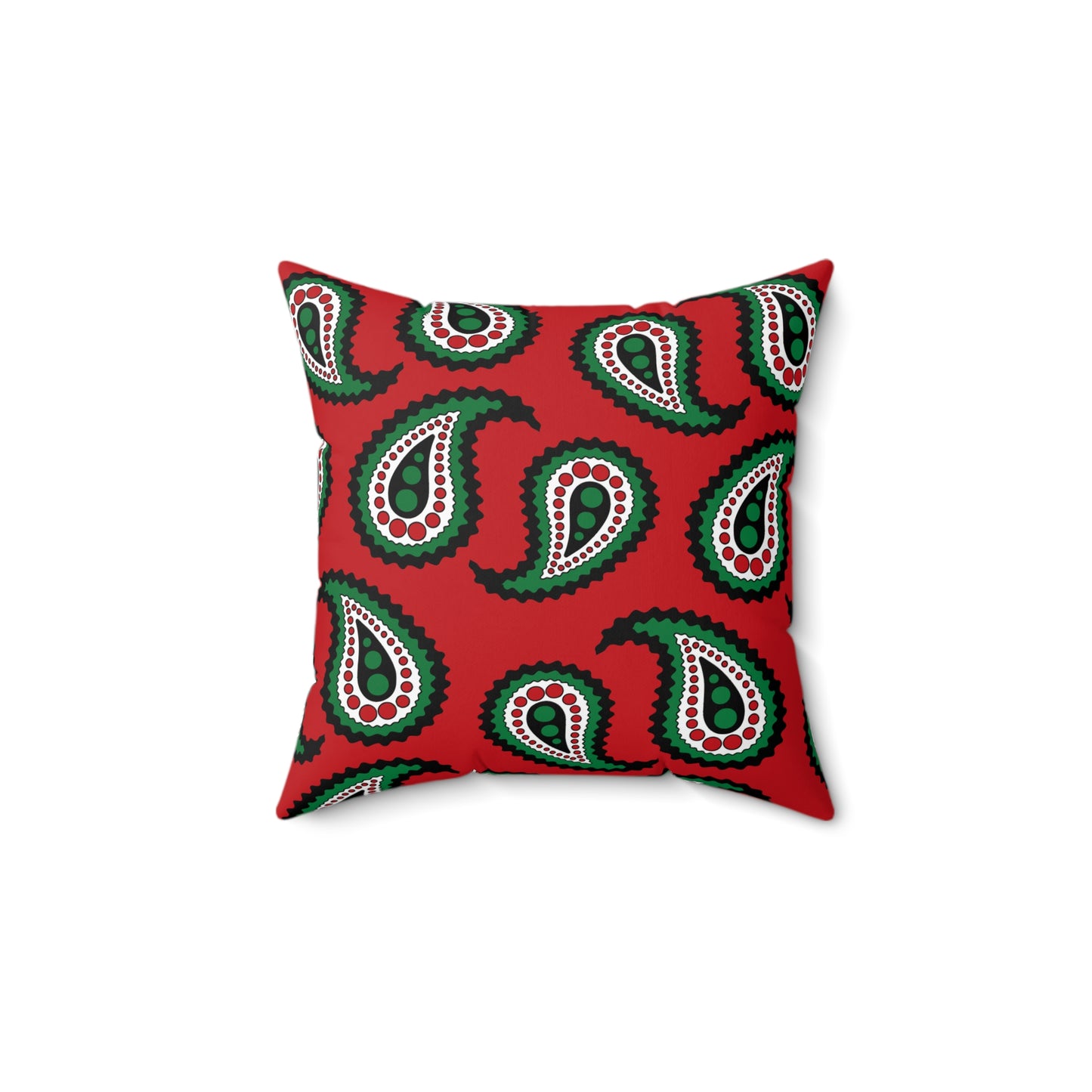 Western Sahara Retro Paisley Cushion Pillow