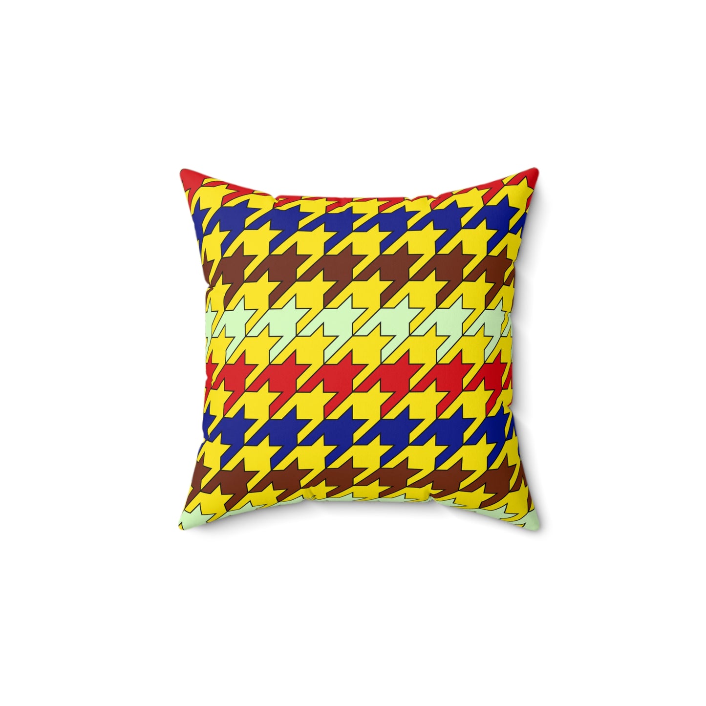 Ecuador Retro Houndstooth Cushion Pillow