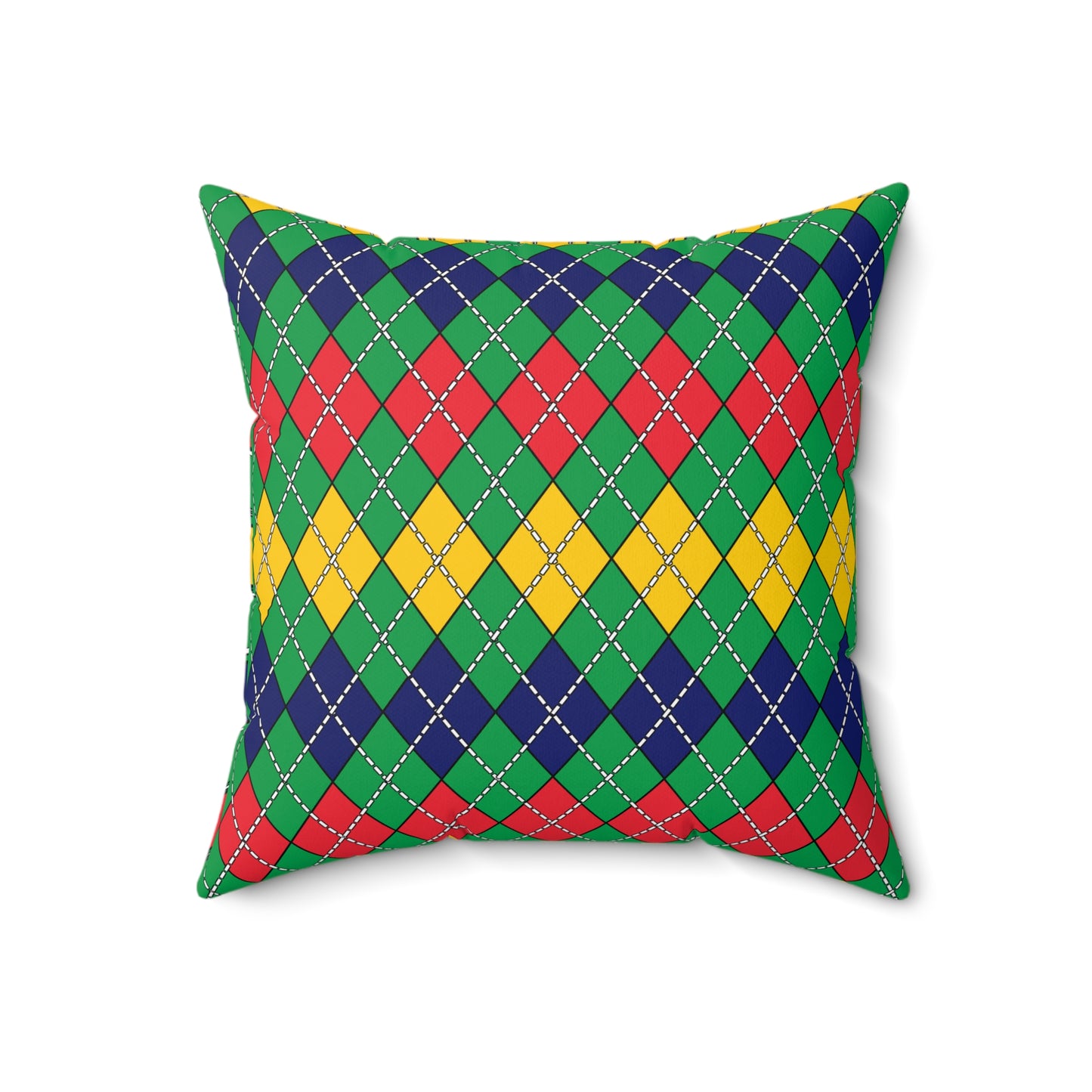 Mauritius Retro Argyle Cushion Pillow