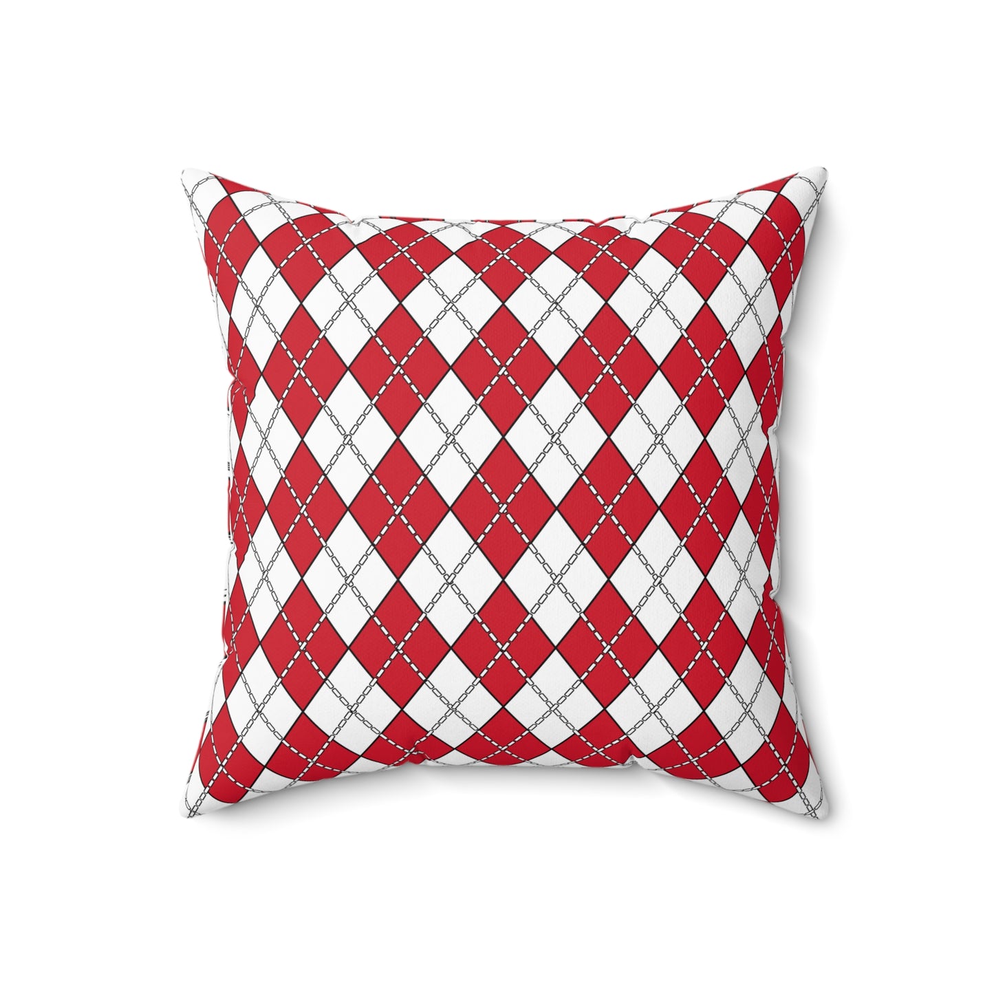 Jersey Retro Argyle Cushion Pillow