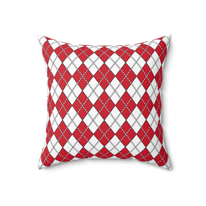 Jersey Retro Argyle Cushion Pillow