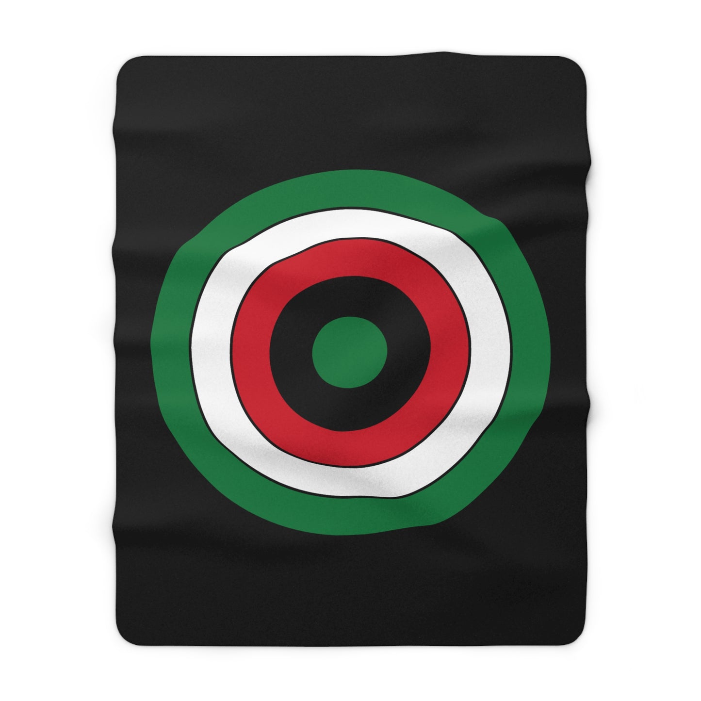 Syria Retro Target Blanket Throw