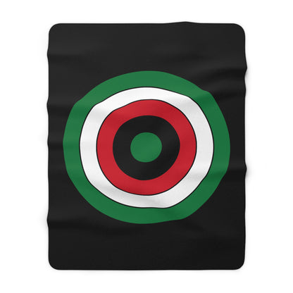 Syria Retro Target Blanket Throw