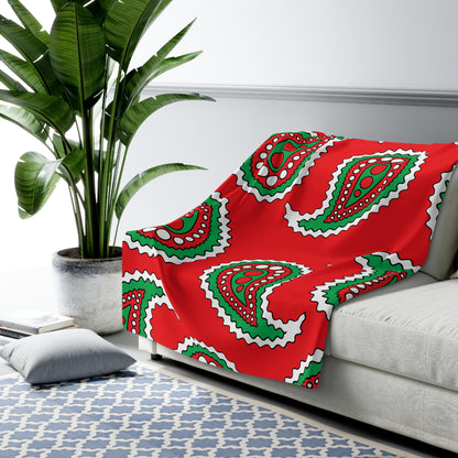 Lebanon Retro Paisley Blanket Throw
