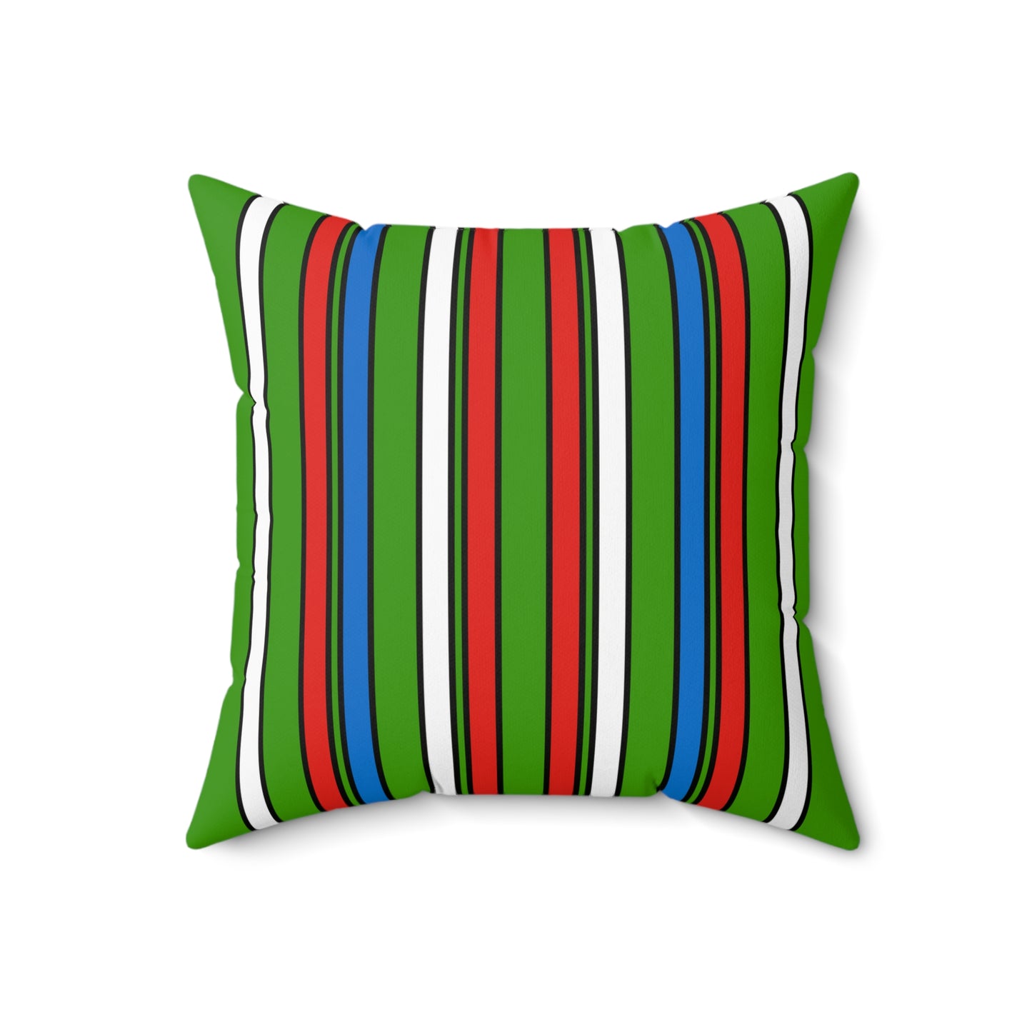 Equatorial Guinea Retro Stripes Cushion Pillow