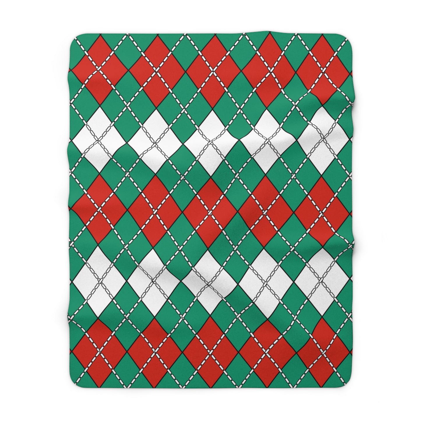 Bulgaria Retro Argyle Blanket Throw