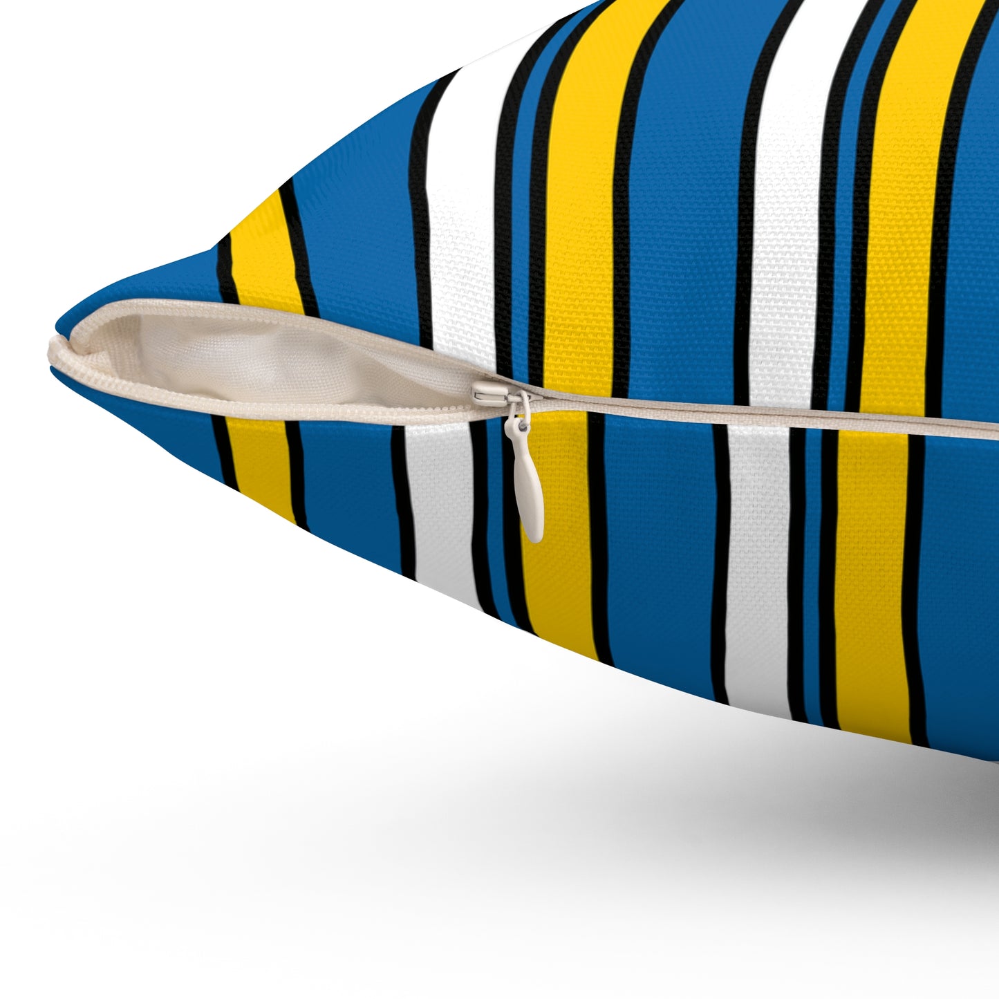 Canary Islands Retro Stripes Cushion Pillow