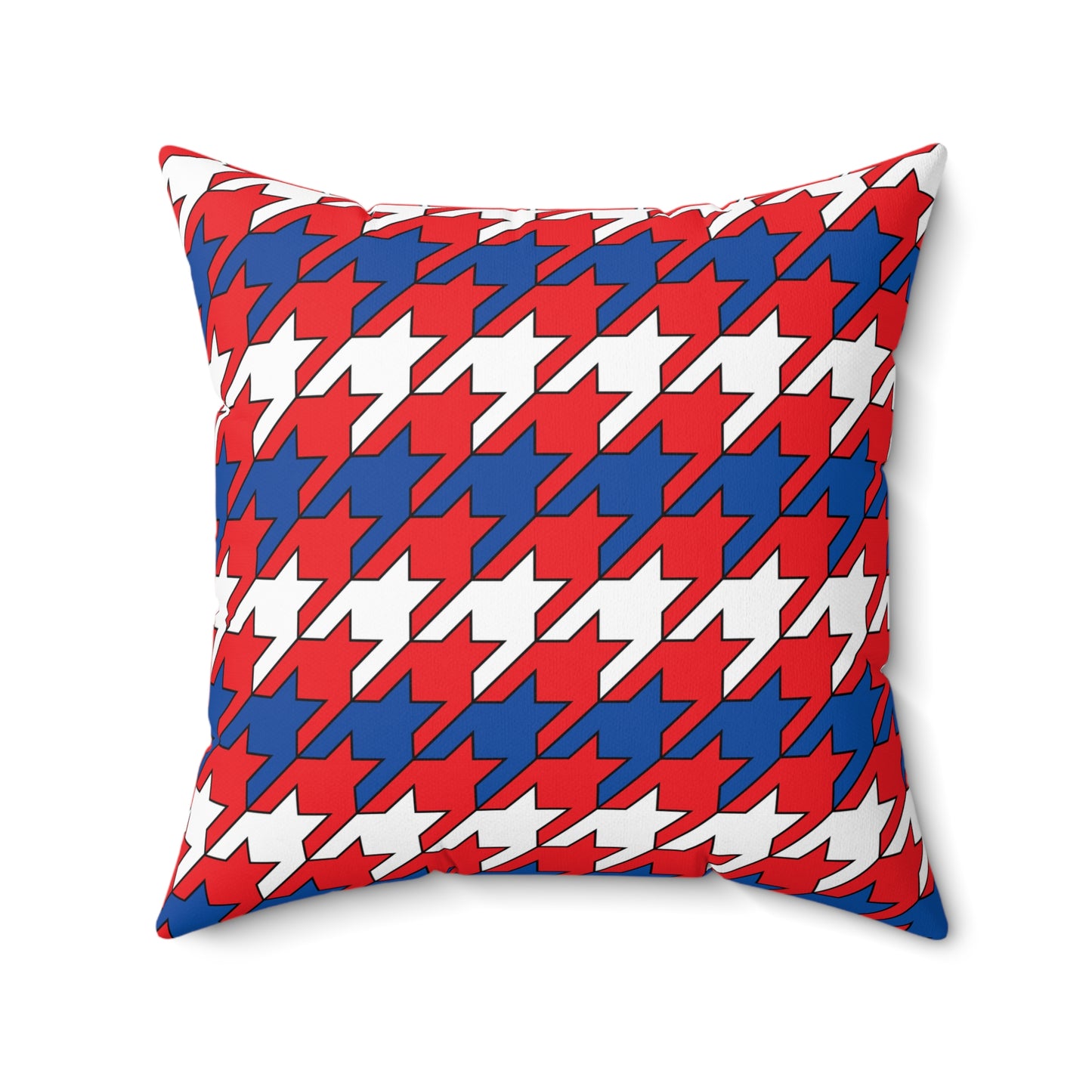 Slovakia Retro Houndstooth Cushion Pillow