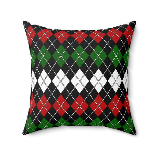 Kenya Retro Argyle Cushion Pillow