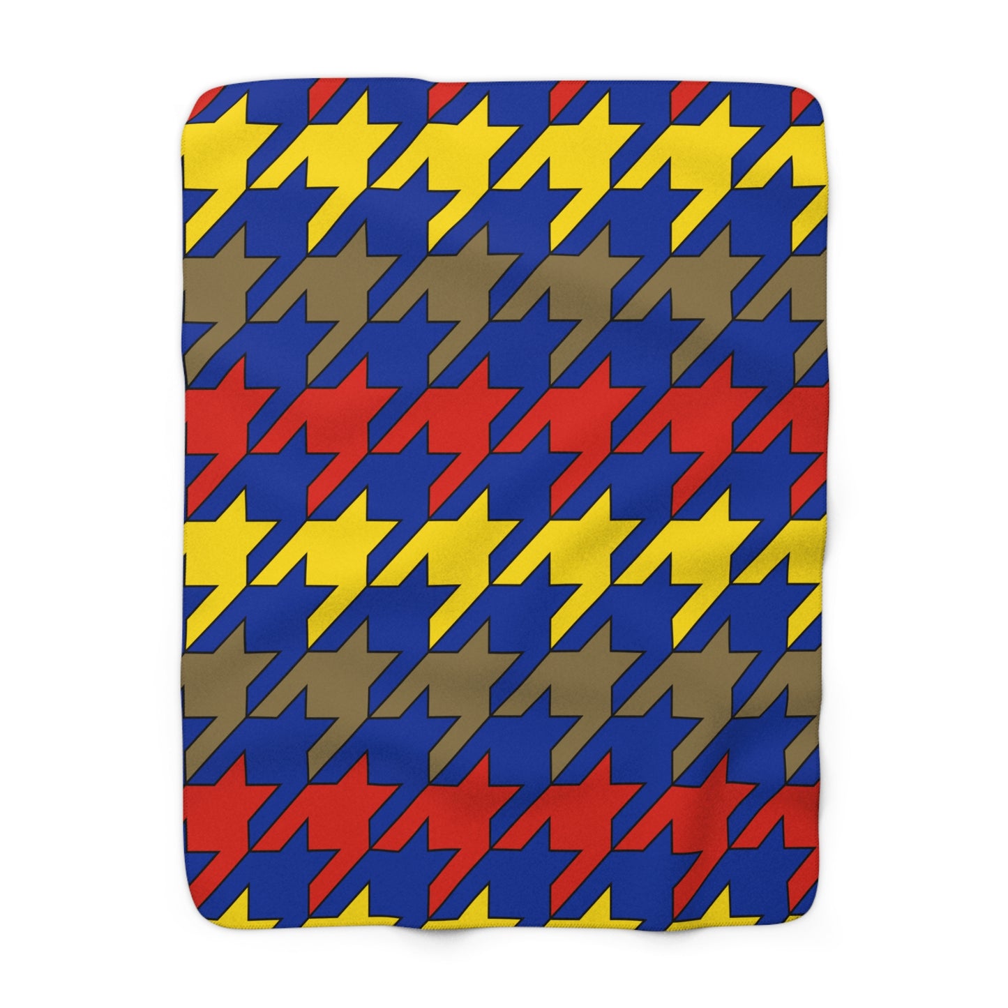 Moldova Retro Houndstooth Blanket Throw