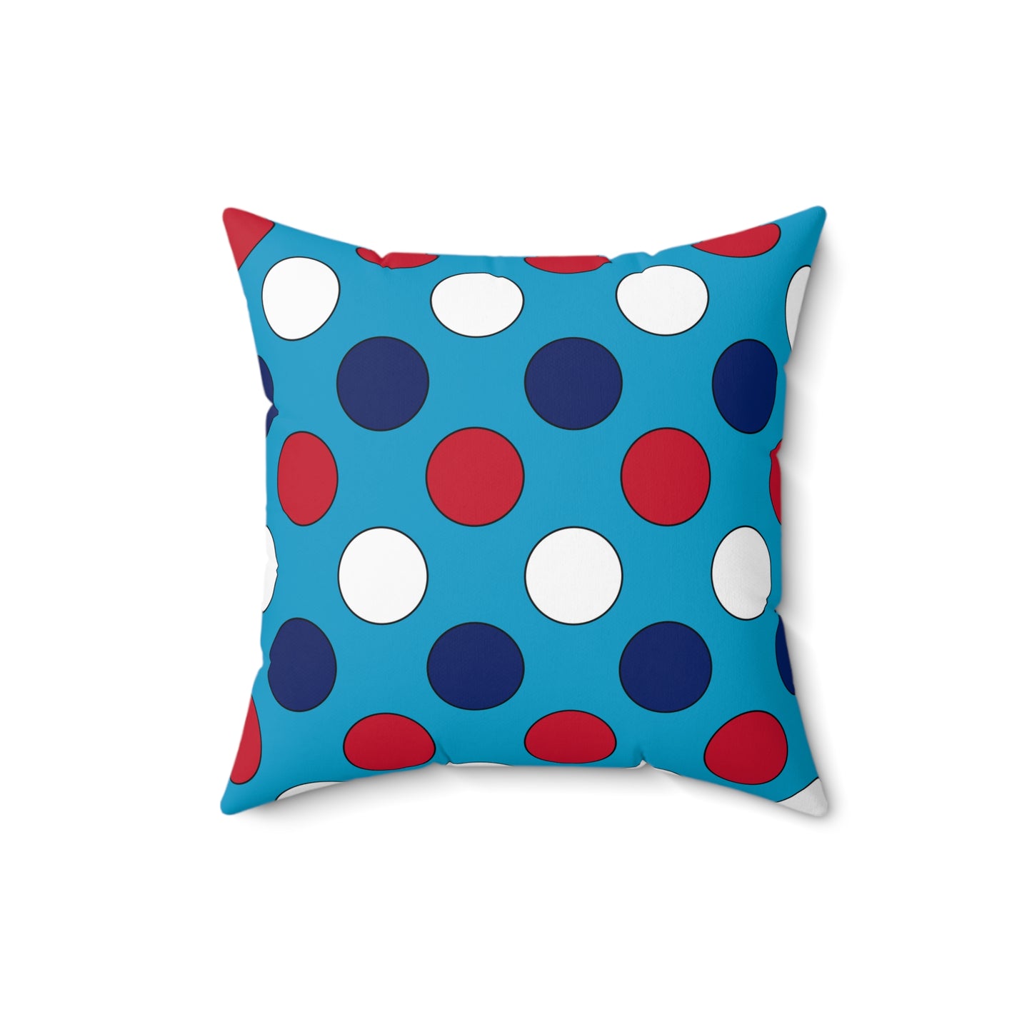 Tuvalu Retro Polka Dots Cushion Pillow