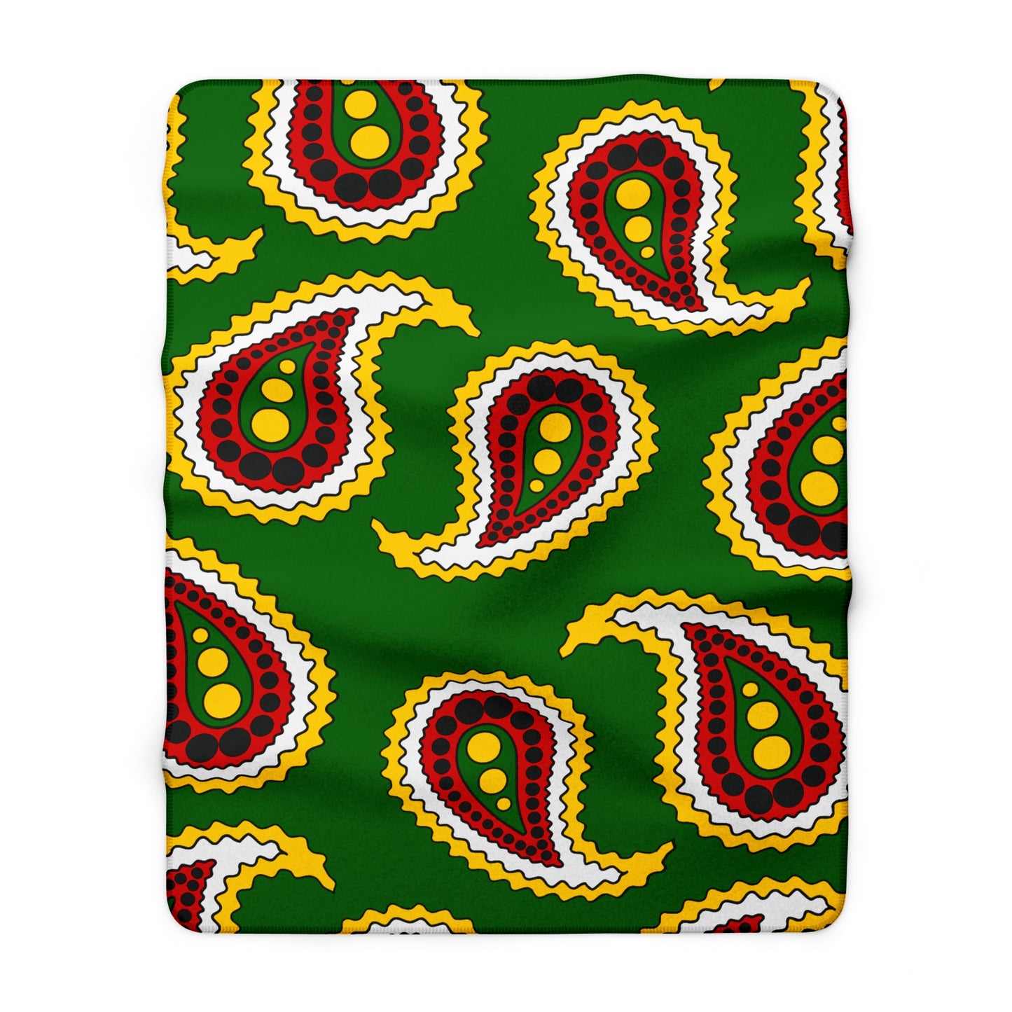Zimbabwe Retro Paisley Blanket Throw