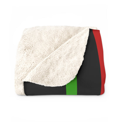 Saint Kitts And Nevis Retro Stripes Blanket Throw