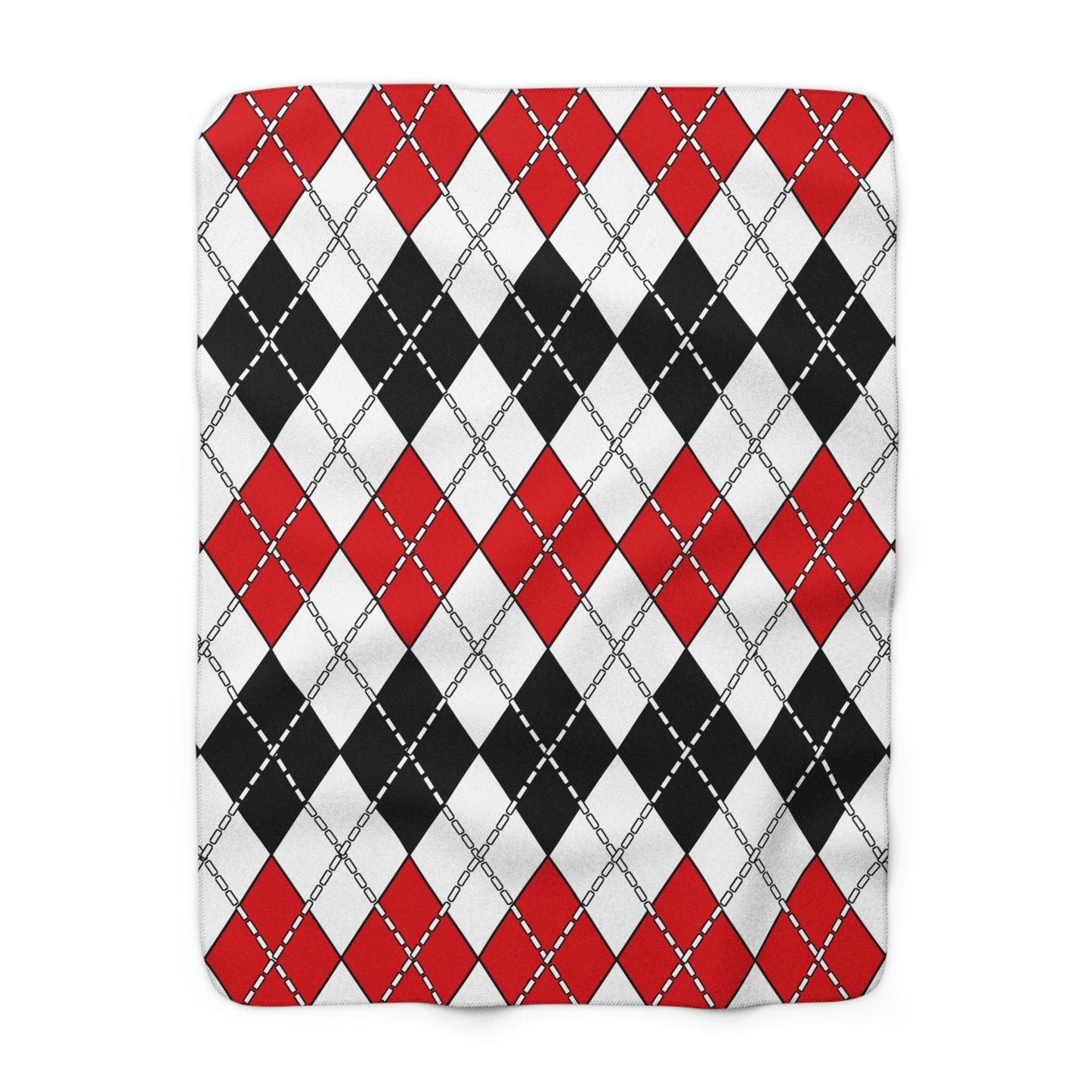Gibraltar Retro Argyle Blanket Throw