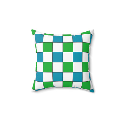 Uzbekistan Retro Check Cushion Pillow
